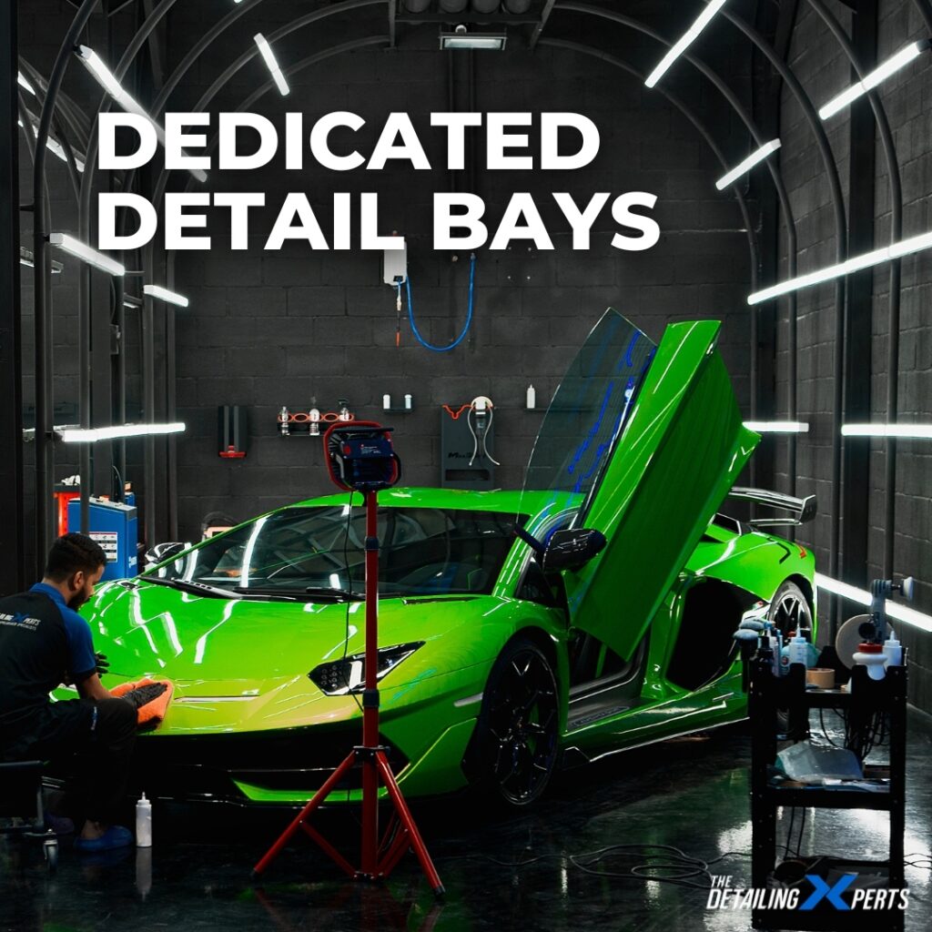 Dedicated detail bays