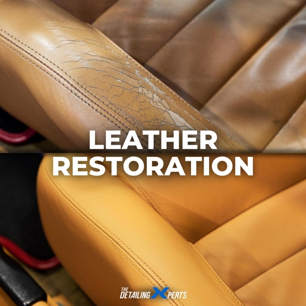 leather car seat restoration