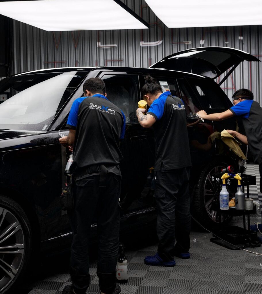 Detailing experts revive a car's shine