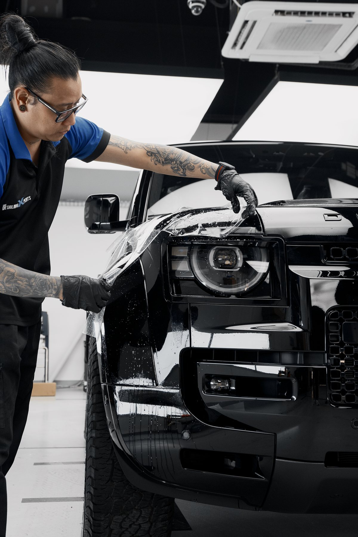 Defender paint protection film installation