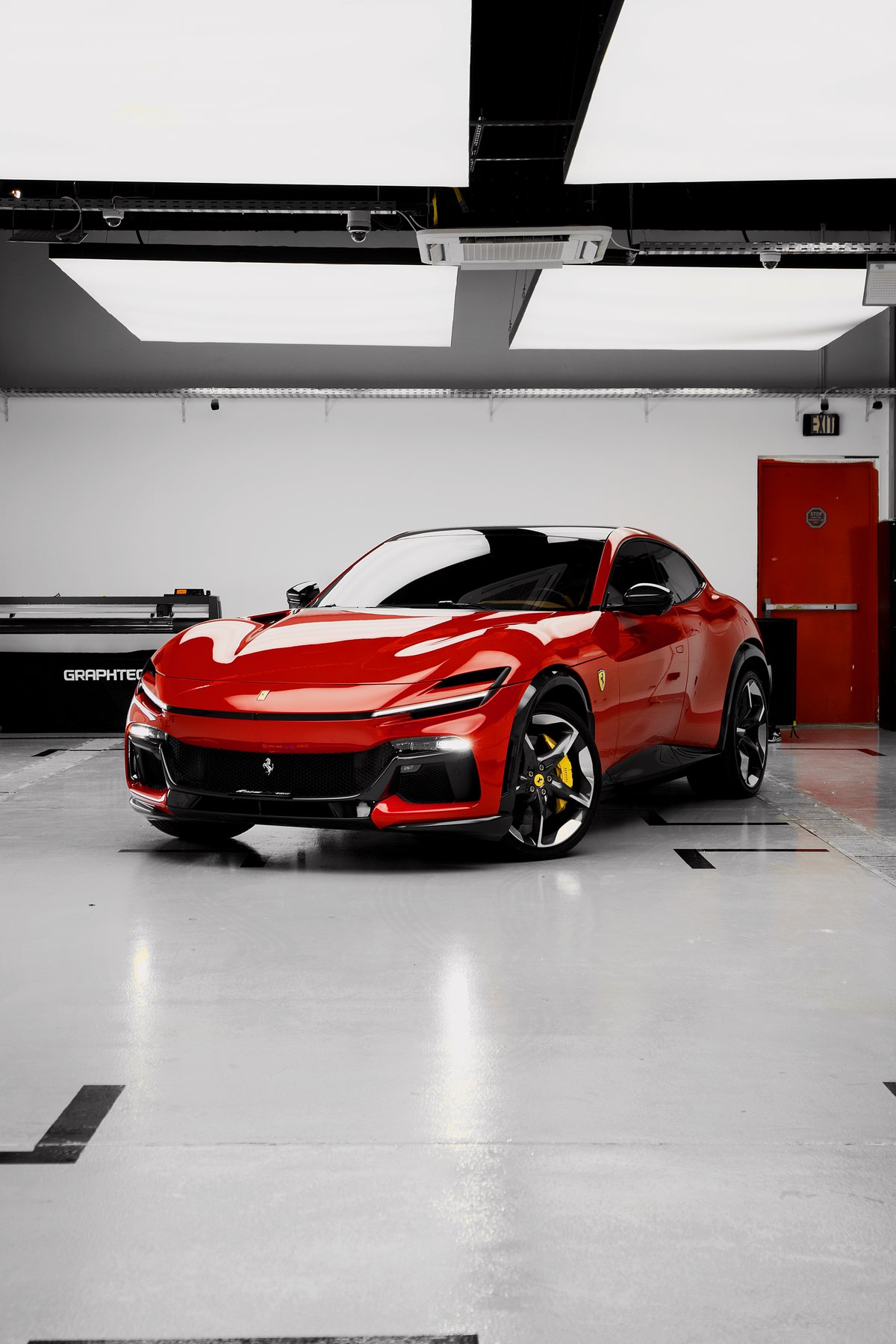 Ferrari Purosangue paint protection studio photo